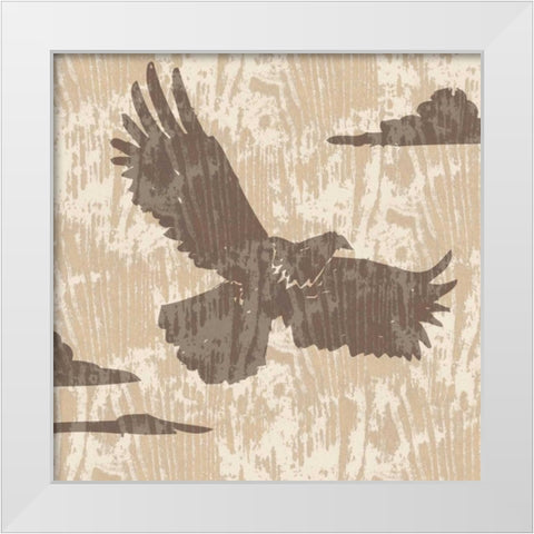 Spirit Lodge I White Modern Wood Framed Art Print by Biscardi, Nicholas