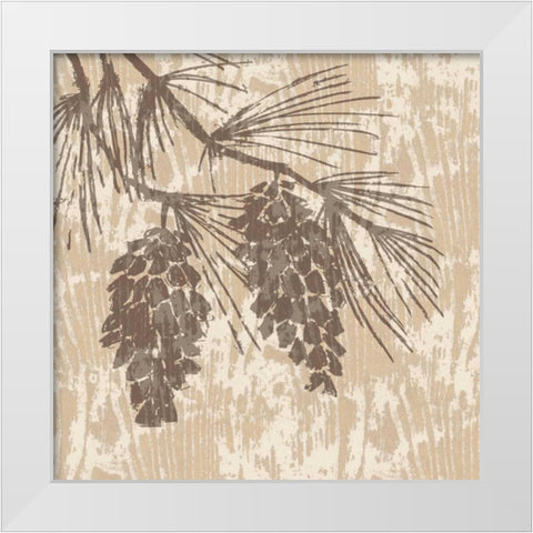 Spirit Lodge II White Modern Wood Framed Art Print by Biscardi, Nicholas