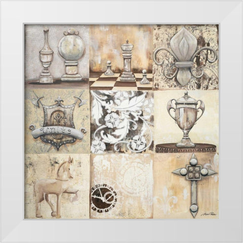 Roman Empire I White Modern Wood Framed Art Print by Ritter, Gina