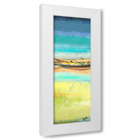 Twilight Panel II White Modern Wood Framed Art Print by Pinto, Patricia