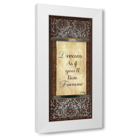 Dream and Love I White Modern Wood Framed Art Print by Medley, Elizabeth