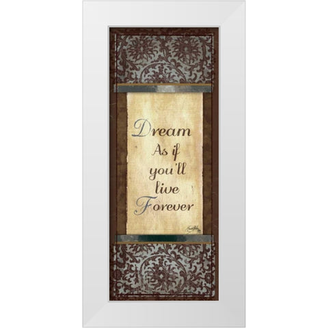 Dream and Love I White Modern Wood Framed Art Print by Medley, Elizabeth