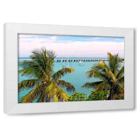 Beautiful Day White Modern Wood Framed Art Print by Peck, Gail