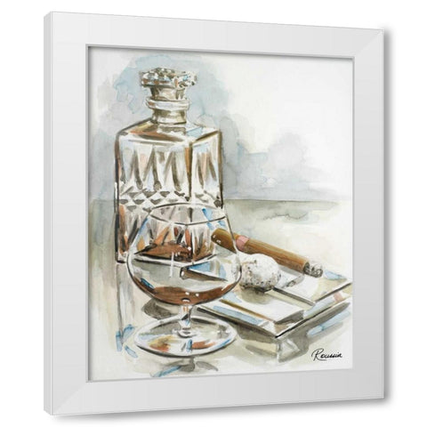 19th Hole White Modern Wood Framed Art Print by French-Roussia, Heather