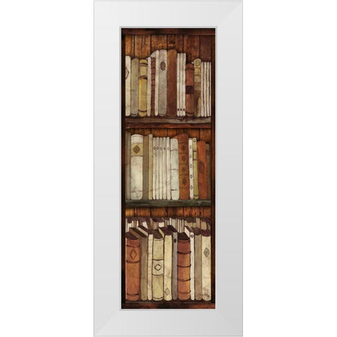 Library II White Modern Wood Framed Art Print by Medley, Elizabeth