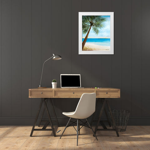 Way Out I White Modern Wood Framed Art Print by Baliko, Linda
