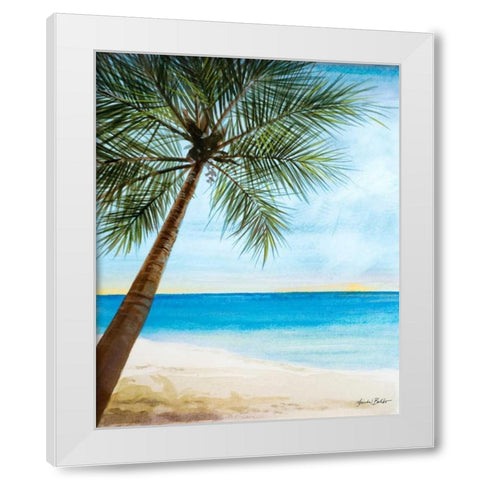 Way Out I White Modern Wood Framed Art Print by Baliko, Linda