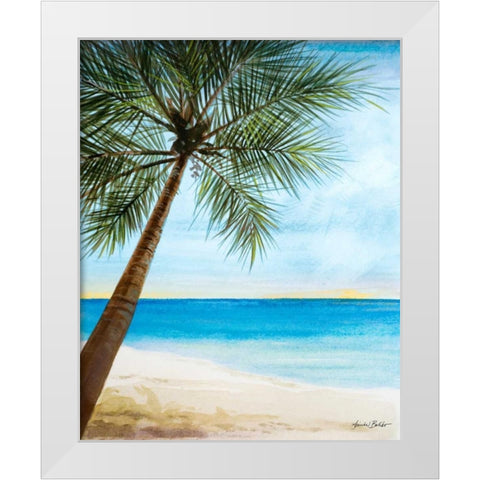 Way Out I White Modern Wood Framed Art Print by Baliko, Linda
