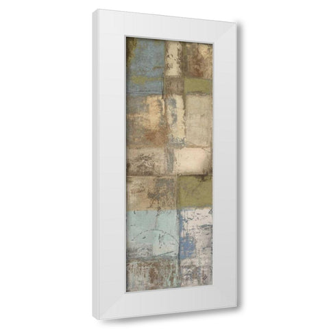 Autumn Deconstructing Panel I White Modern Wood Framed Art Print by Marcon, Michael