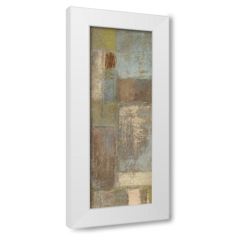 Autumn Deconstructing Panel II White Modern Wood Framed Art Print by Marcon, Michael