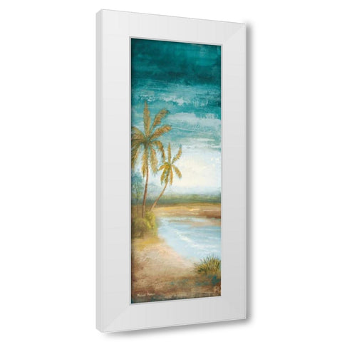 Return to the Sea White Modern Wood Framed Art Print by Marcon, Michael