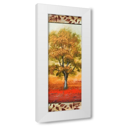 The Way of Nature I White Modern Wood Framed Art Print by Marcon, Michael