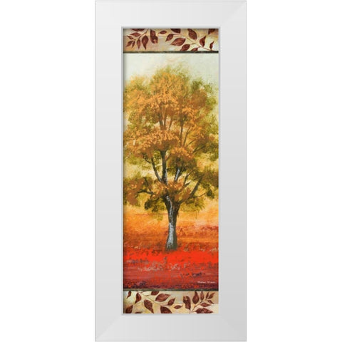 The Way of Nature I White Modern Wood Framed Art Print by Marcon, Michael