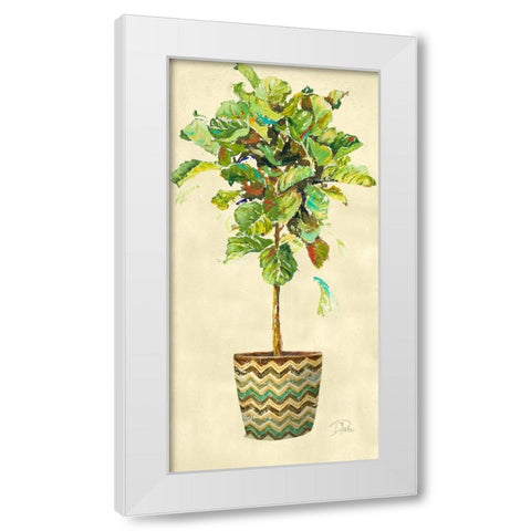 Essential Compliment on Cream III White Modern Wood Framed Art Print by Pinto, Patricia