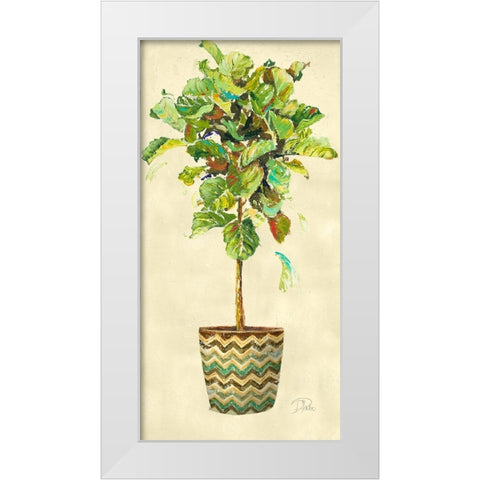 Essential Compliment on Cream III White Modern Wood Framed Art Print by Pinto, Patricia