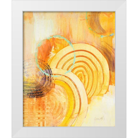 Above and Beyond I White Modern Wood Framed Art Print by Loreth, Lanie