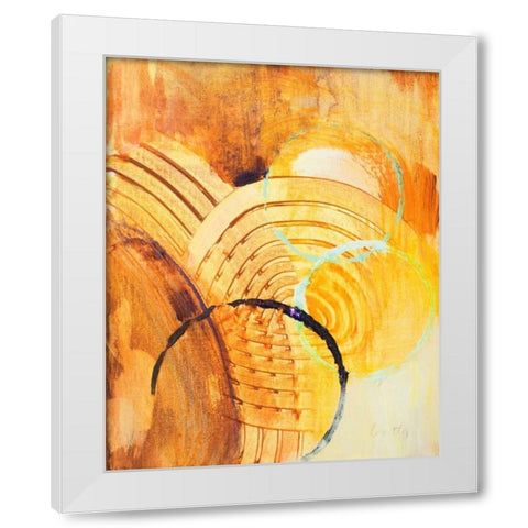 Above and Beyond II White Modern Wood Framed Art Print by Loreth, Lanie