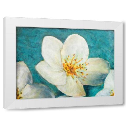 Purely Elegant I White Modern Wood Framed Art Print by Johnson, Walt