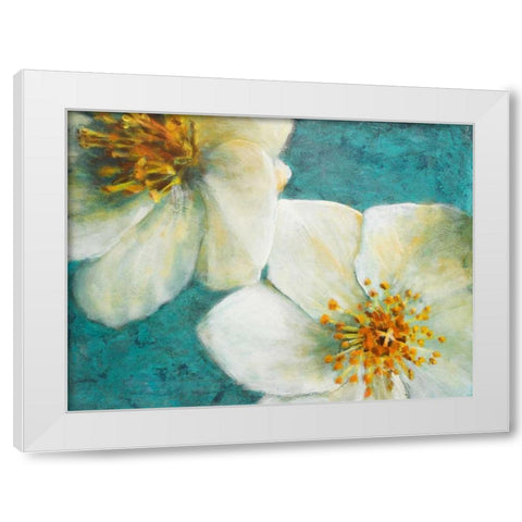 Purely Elegant II White Modern Wood Framed Art Print by Johnson, Walt