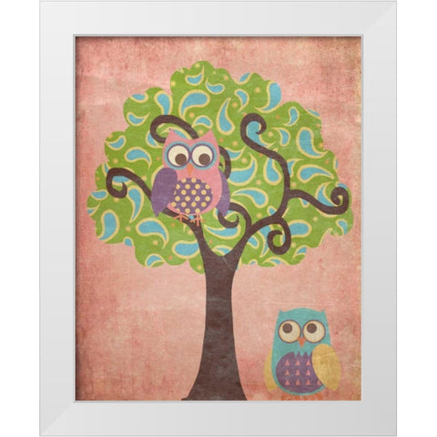 Wisdom in Tree II White Modern Wood Framed Art Print by Metz, Andi