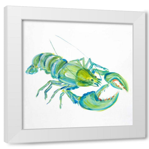 Sealife III White Modern Wood Framed Art Print by DeRice, Julie
