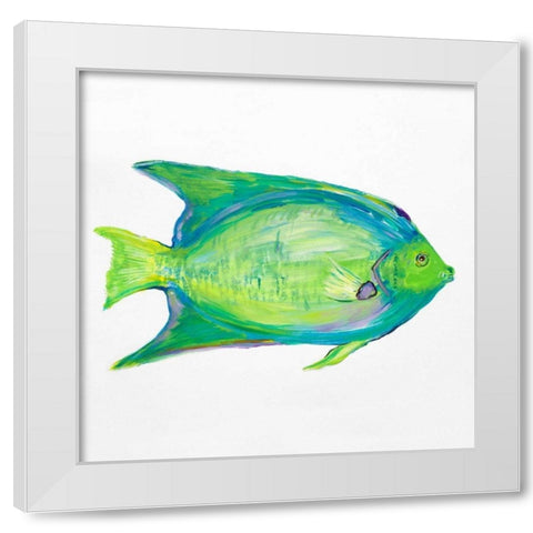 Sealife II White Modern Wood Framed Art Print by DeRice, Julie