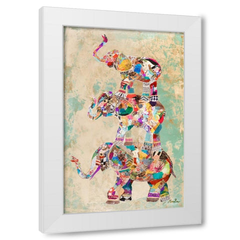 Trunk Show I White Modern Wood Framed Art Print by Ritter, Gina