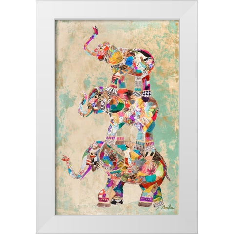 Trunk Show I White Modern Wood Framed Art Print by Ritter, Gina