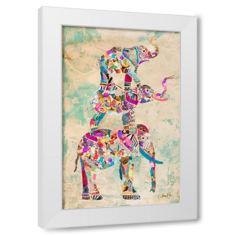 Trunk Show II White Modern Wood Framed Art Print by Ritter, Gina