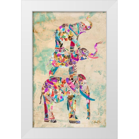 Trunk Show II White Modern Wood Framed Art Print by Ritter, Gina