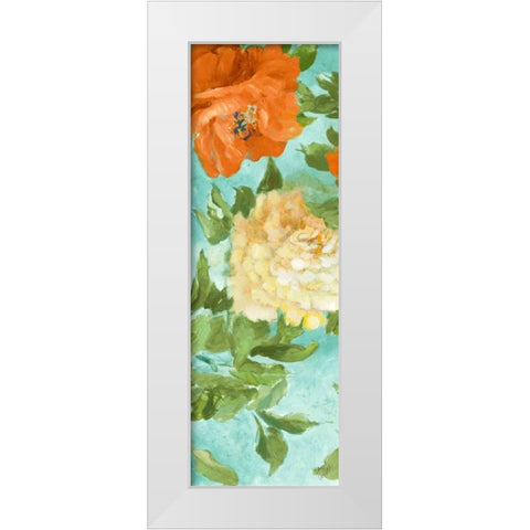 Beauty of the Blossom Panel I White Modern Wood Framed Art Print by Loreth, Lanie