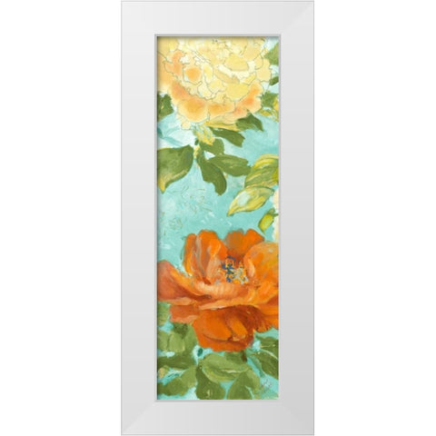 Beauty of the Blossom Panel II White Modern Wood Framed Art Print by Loreth, Lanie