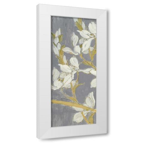 Tranquil Elegance Panel I White Modern Wood Framed Art Print by Loreth, Lanie