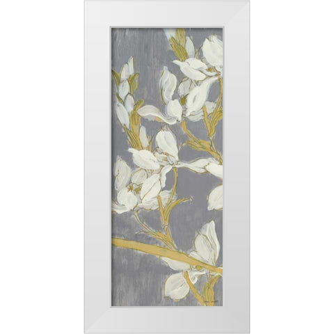 Tranquil Elegance Panel I White Modern Wood Framed Art Print by Loreth, Lanie