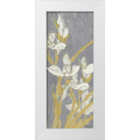 Tranquil Elegance Panel II White Modern Wood Framed Art Print by Loreth, Lanie