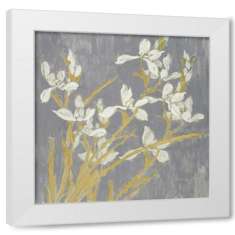 Tranquil Elegance White Modern Wood Framed Art Print by Loreth, Lanie