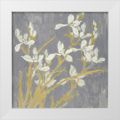 Tranquil Elegance White Modern Wood Framed Art Print by Loreth, Lanie