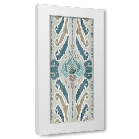 A Touch of Flourish I White Modern Wood Framed Art Print by Pinto, Patricia