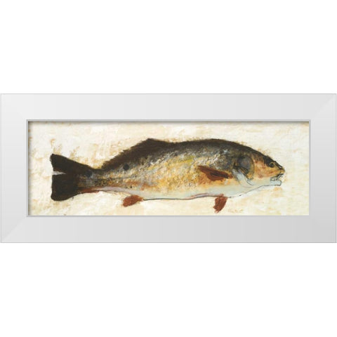 Catch of the Day I White Modern Wood Framed Art Print by Johnson, Walt