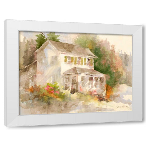 Summer Home II White Modern Wood Framed Art Print by Slivka, Jane