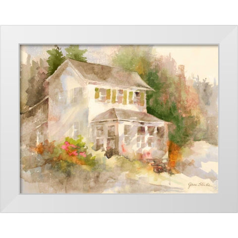 Summer Home II White Modern Wood Framed Art Print by Slivka, Jane