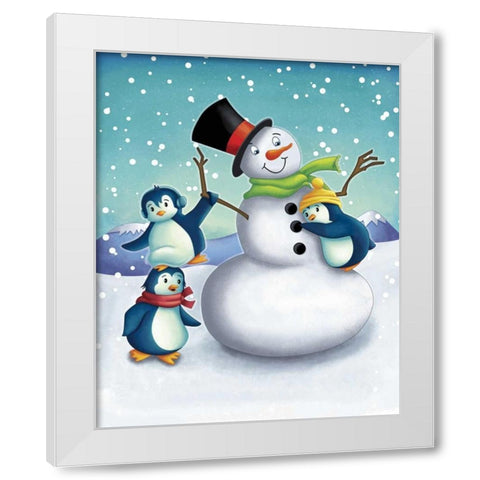 Oh the Joy I White Modern Wood Framed Art Print by Josefina