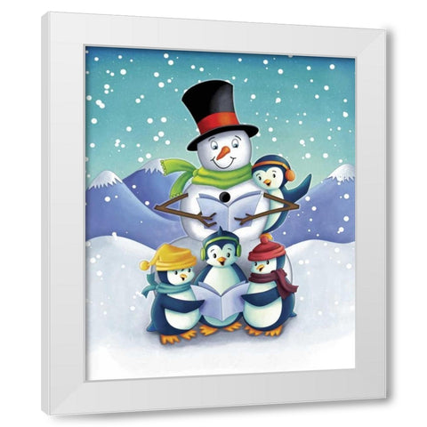 Oh the Joy II White Modern Wood Framed Art Print by Josefina