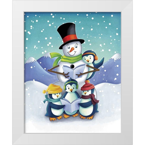 Oh the Joy II White Modern Wood Framed Art Print by Josefina