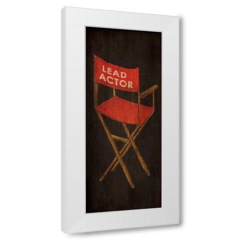 Now Showing Chair White Modern Wood Framed Art Print by Ritter, Gina