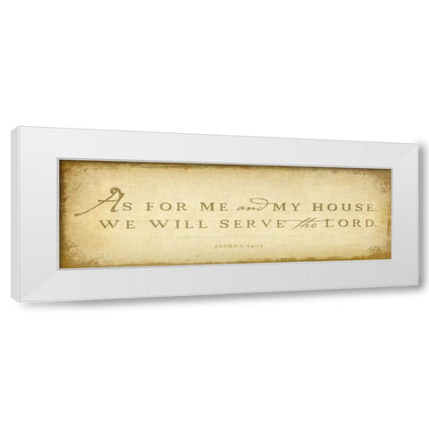 Me and My House White Modern Wood Framed Art Print by Drotz, Dallas