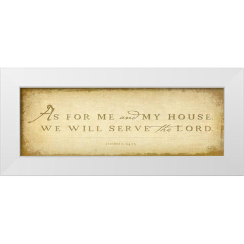 Me and My House White Modern Wood Framed Art Print by Drotz, Dallas