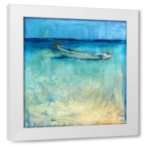 Mexican Morning White Modern Wood Framed Art Print by Hoffman, Kate