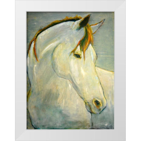 White White Modern Wood Framed Art Print by Hoffman, Kate