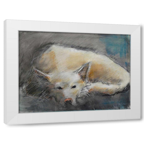 Missy White Modern Wood Framed Art Print by Hoffman, Kate